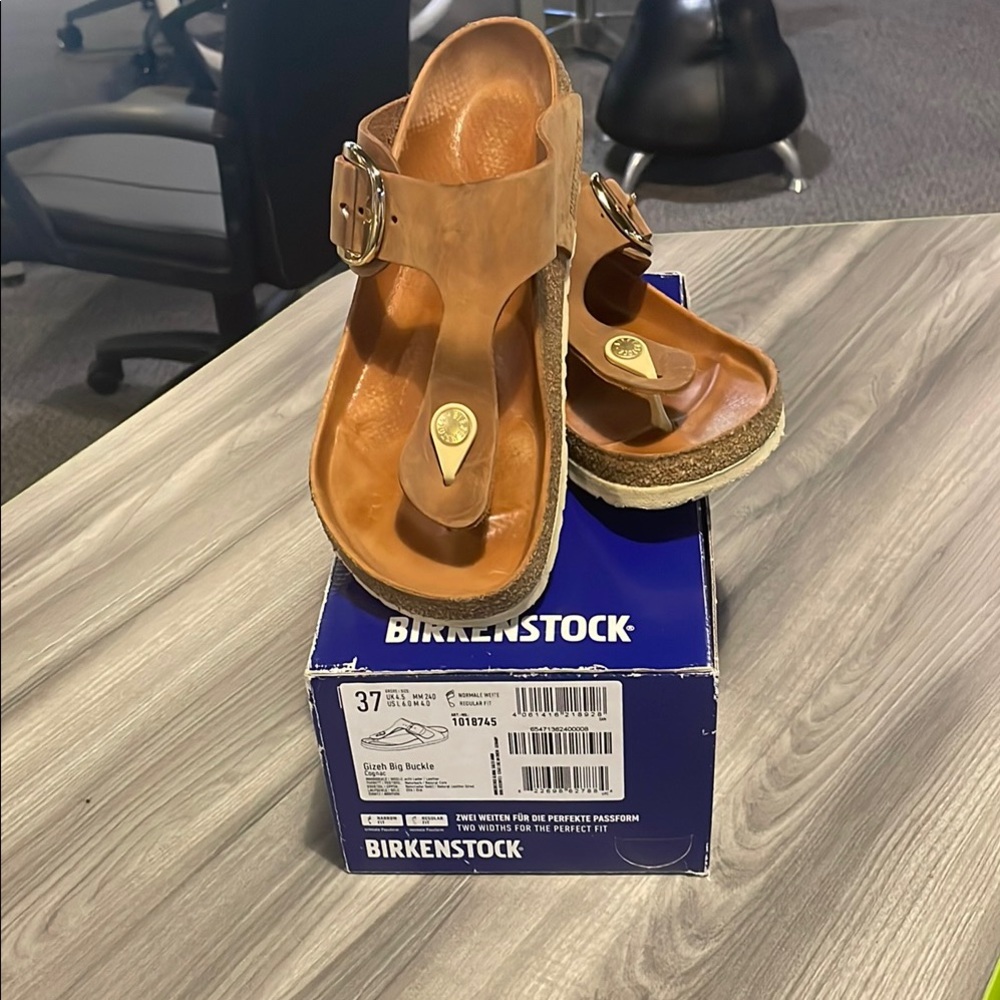 Birkenstock Brown Leather Sandals